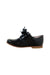 A Black Dress Shoes from Jacadi in size 4T for girl. (Back View)