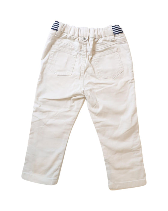 A Ivory Casual Pants from Chickeeduck in size 18-24M for boy. (Back View)