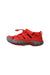 A Red Sandals from Keen in size 5T for boy. (Front View)