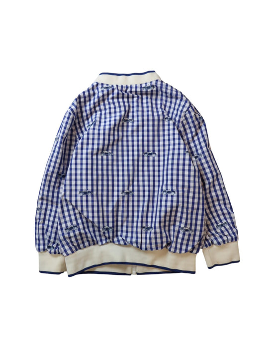 A Blue Lightweight Jackets from Nicholas & Bears in size 4T for boy. (Back View)