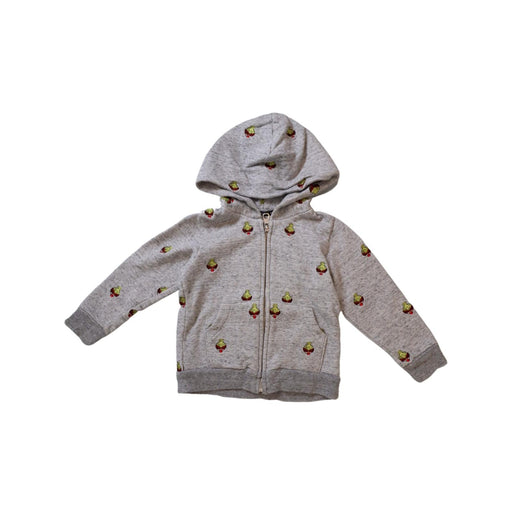 A Grey Zippered Sweatshirts from Hysteric Mini in size 18-24M for boy. (Front View)