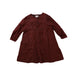 A Red Long Sleeve Dresses from Mila Blue in size 3T for girl. (Front View)