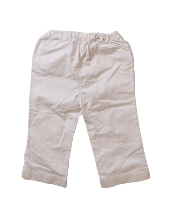 A White Casual Pants from Jacadi in size 12-18M for boy. (Back View)