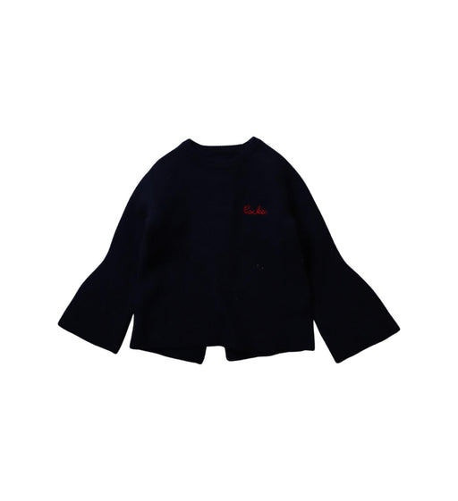 A Navy Knit Sweaters from little Mo & Co. in size 5T for girl. (Front View)