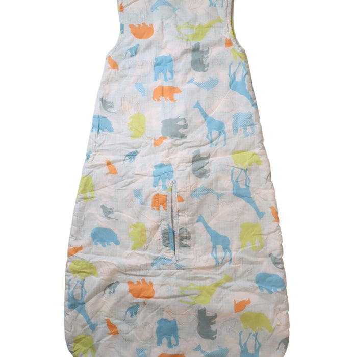 A Blue Sleepsacs from The Gro Company in size 6-12M for neutral. (Back View)