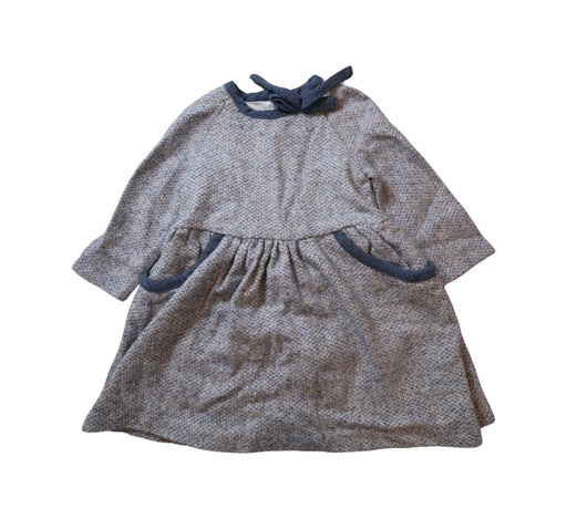 A Grey Sweater Dresses from Fina Ejerique in size 4T for girl. (Front View)