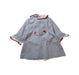 A Blue Long Sleeve Dresses from Dolce Petit in size 3T for girl. (Back View)