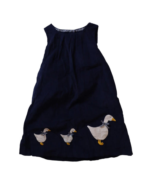 A Navy Sleeveless Dresses from Confiture in size 5T for girl. (Front View)