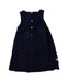 A Navy Sleeveless Dresses from Confiture in size 5T for girl. (Back View)