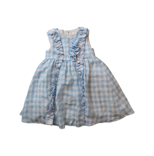 A Blue Sleeveless Dresses from Nicholas & Bears in size 12-18M for girl. (Front View)