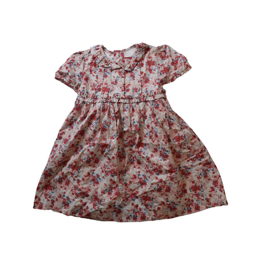 A Red Short Sleeve Dresses from Neck & Neck in size 2T for girl. (Front View)