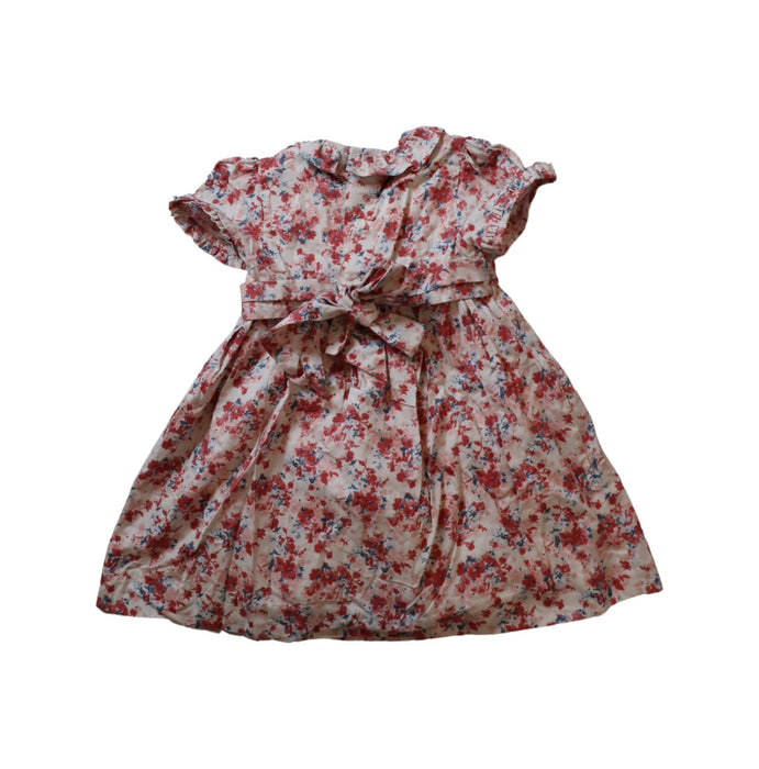 A Red Short Sleeve Dresses from Neck & Neck in size 2T for girl. (Back View)