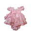 A Pink Dress Sets from La Amapola in size 5T for girl. (Back View)