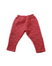 A Red Casual Pants from Petit Bateau in size 12-18M for girl. (Front View)