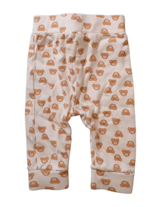 A Beige Sweatpants from Huxbaby in size 0-3M for girl. (Back View)