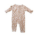 A Beige Long Sleeve Jumpsuits from Huxbaby in size 0-3M for girl. (Back View)