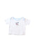 A White Short Sleeve T Shirts from Early Days in size 6-12M for boy. (Front View)