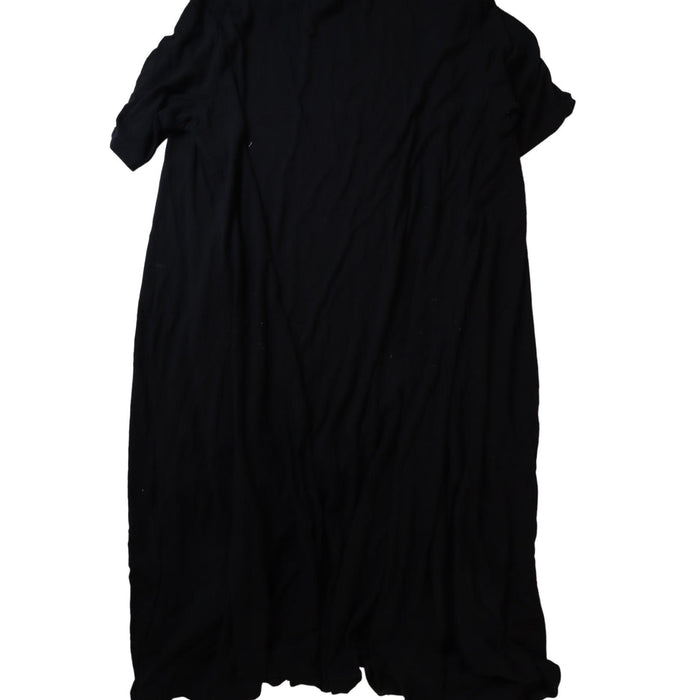 A Black Short Sleeve Tops from Seraphine in size L for maternity. (Back View)