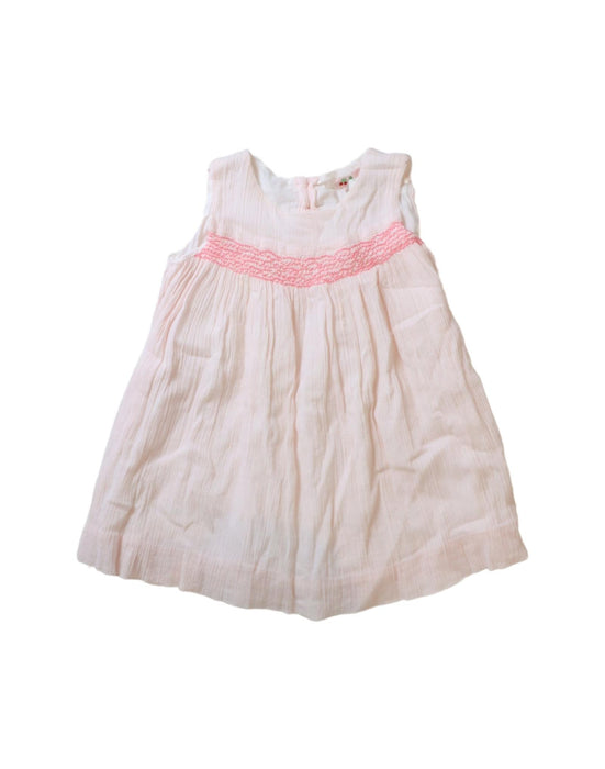 A Pink Sleeveless Dresses from Bonpoint in size 2T for girl. (Front View)