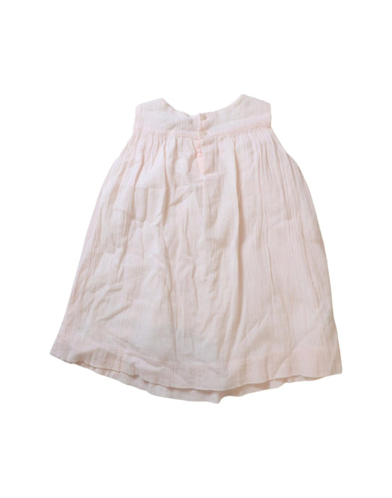 A Pink Sleeveless Dresses from Bonpoint in size 2T for girl. (Back View)
