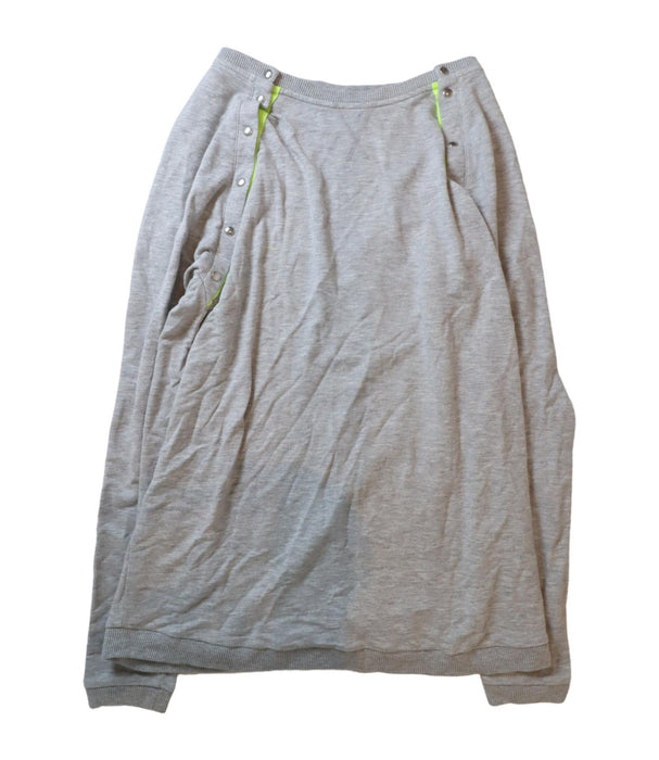 A Grey Crewneck Sweatshirts from Seraphine in size M for maternity. (Front View)