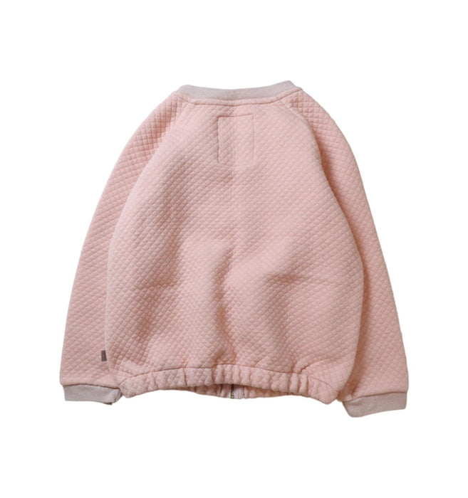 A Pink Lightweight Jackets from Play Up in size 6T for girl. (Back View)