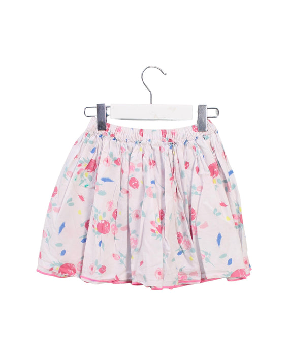 A Pink Short Skirts from Petit Bateau in size 6T for girl. (Back View)