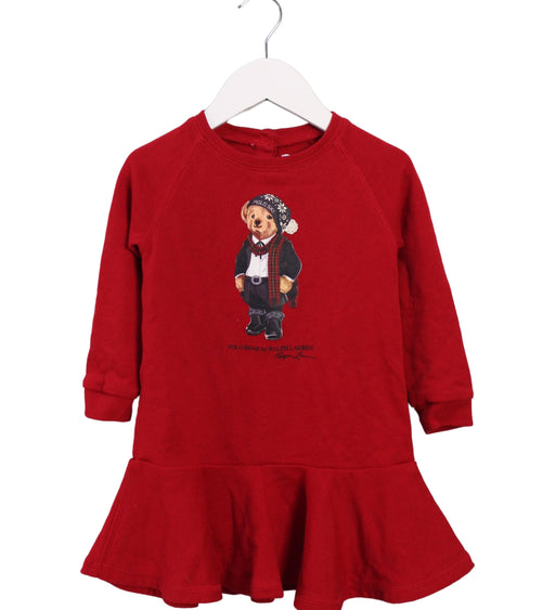A Red Dress Sets from Ralph Lauren in size 2T for girl. (Front View)