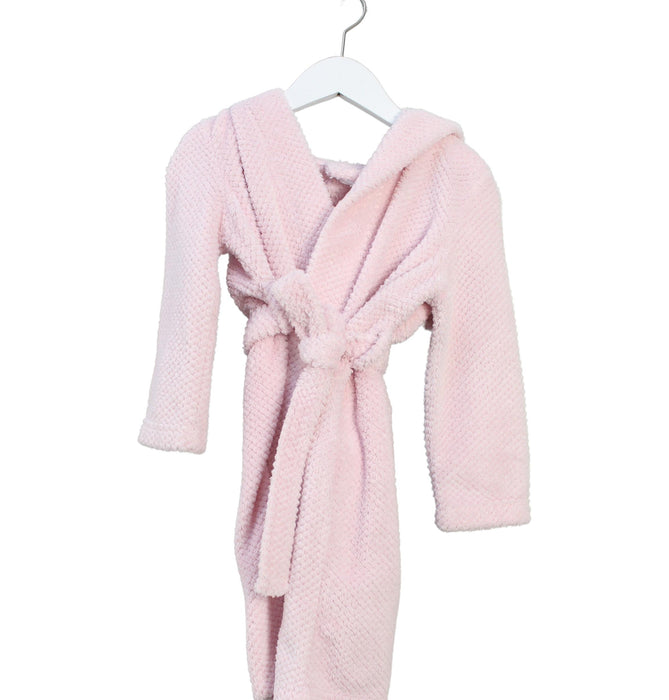 A Pink Bathrobes from Seed in size 4T for girl. (Front View)