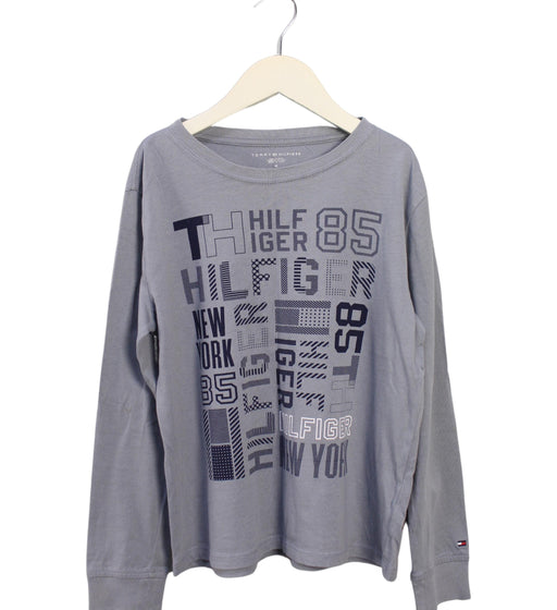 A Grey Crewneck Sweatshirts from Tommy Hilfiger in size 8Y for boy. (Front View)