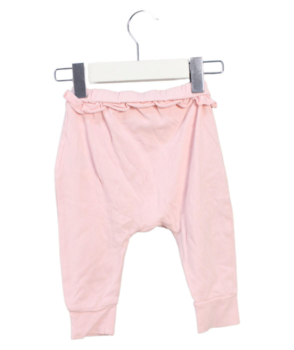 A Pink Casual Pants from Seed in size 3-6M for girl. (Back View)