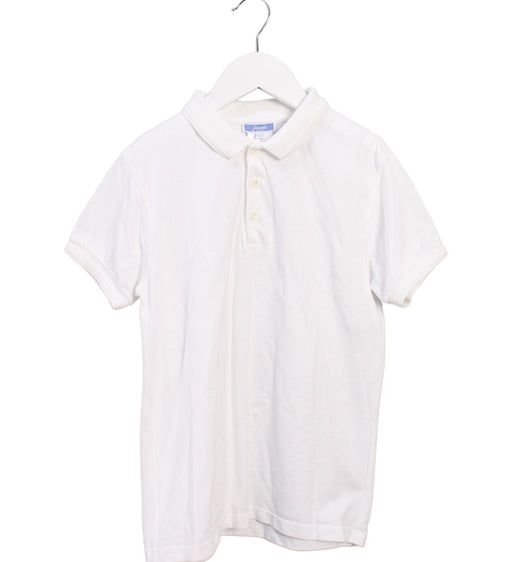 A White Short Sleeve Polos from Jacadi in size 10Y for boy. (Front View)