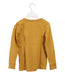 A Yellow Long Sleeve Tops from Crewcuts in size 4T for boy. (Back View)
