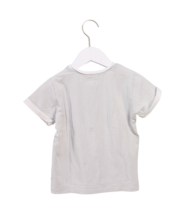 A White Short Sleeve T Shirts from Armani in size 4T for girl. (Back View)