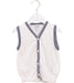 A White Sweater Vests from Armani in size 4T for neutral. (Front View)