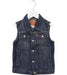 A Blue Vests from Levi's in size 5T for girl. (Front View)