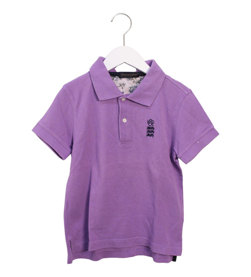 A Purple Short Sleeve Polos from Kent & Curwen in size 8Y for girl. (Front View)