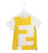 A White Short Sleeve T Shirts from Fendi in size 8Y for girl. (Front View)