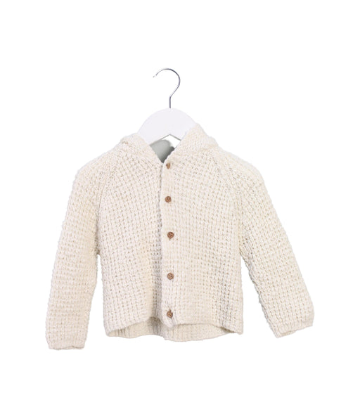 A White Cardigans from Rylee + Cru in size 12-18M for girl. (Front View)