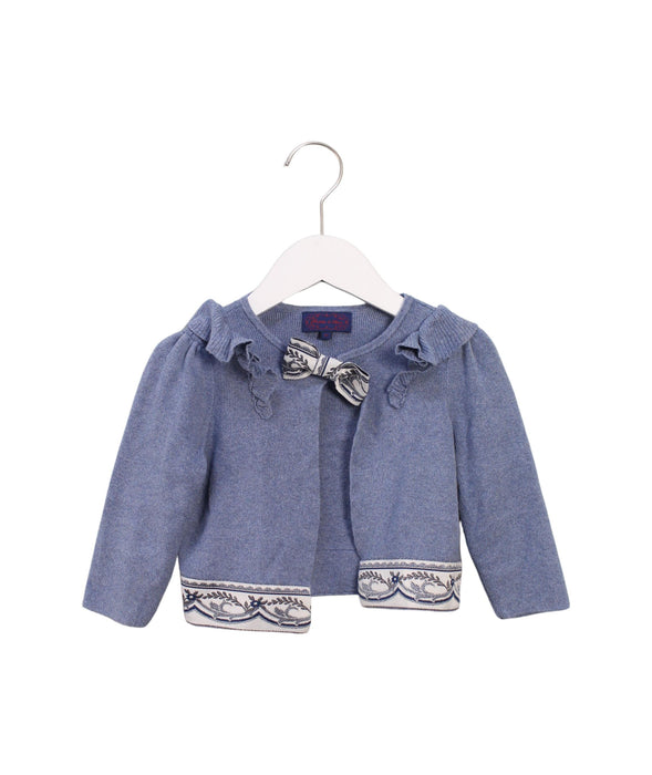 A Blue Cardigans from Nicholas & Bears in size 3T for girl. (Front View)