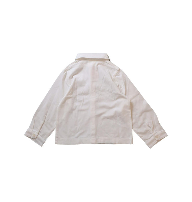 A White Shirts from Jacadi in size 12-18M for boy. (Back View)