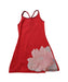 A Red Sleeveless Dresses from Shanghai Tang in size 4T for girl. (Front View)