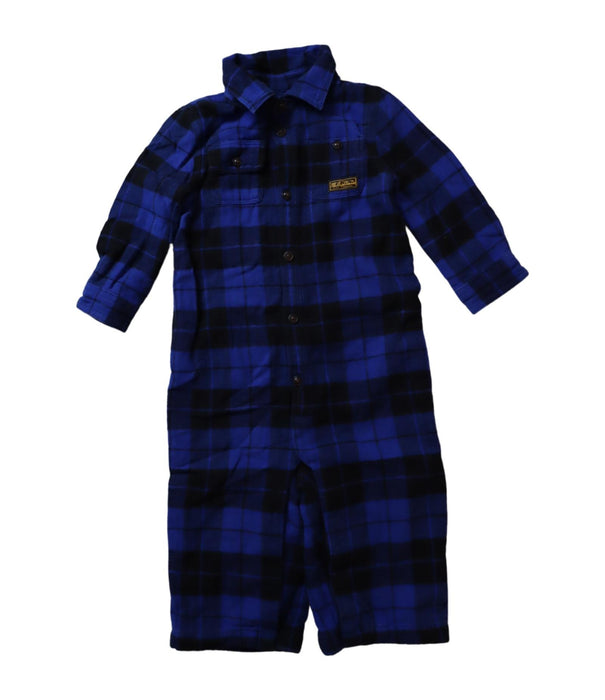 A Blue Long Sleeve Jumpsuits from Ralph Lauren in size 6-12M for boy. (Front View)