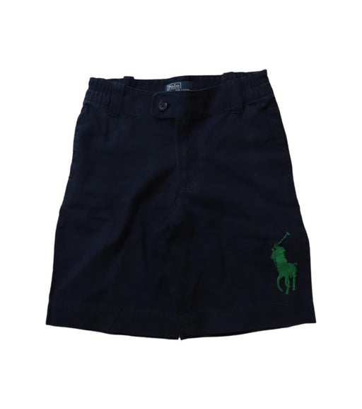 A Navy Shorts from Polo Ralph Lauren in size 6T for boy. (Front View)