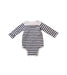 A Ivory Long Sleeve Bodysuits from Ralph Lauren in size 3-6M for girl. (Back View)