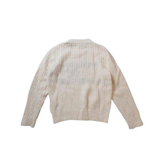 A Ivory Knit Sweaters from Tommy Hilfiger in size 7Y for neutral. (Back View)