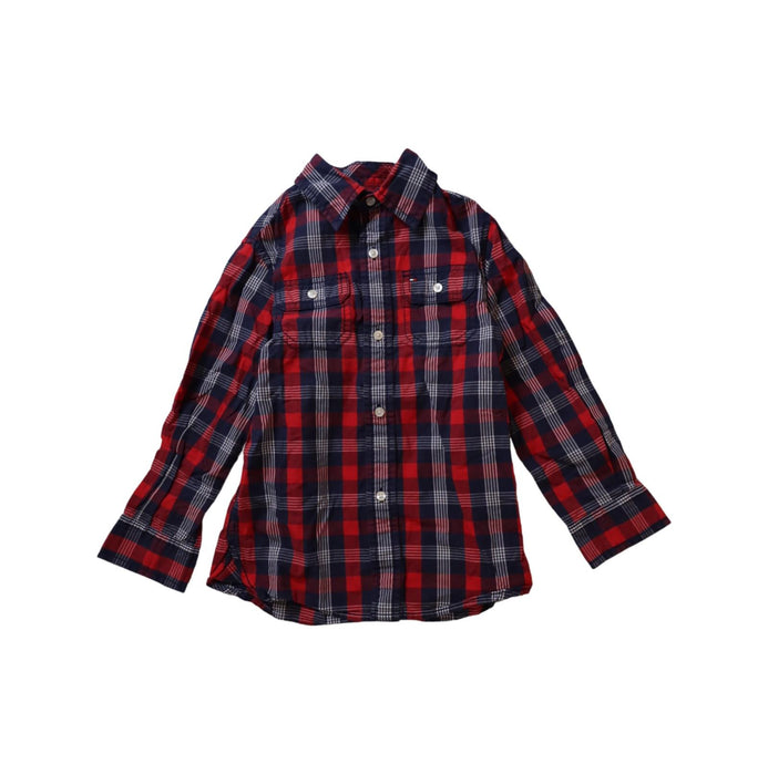 A Red Shirts from Tommy Hilfiger in size 4T for boy. (Front View)