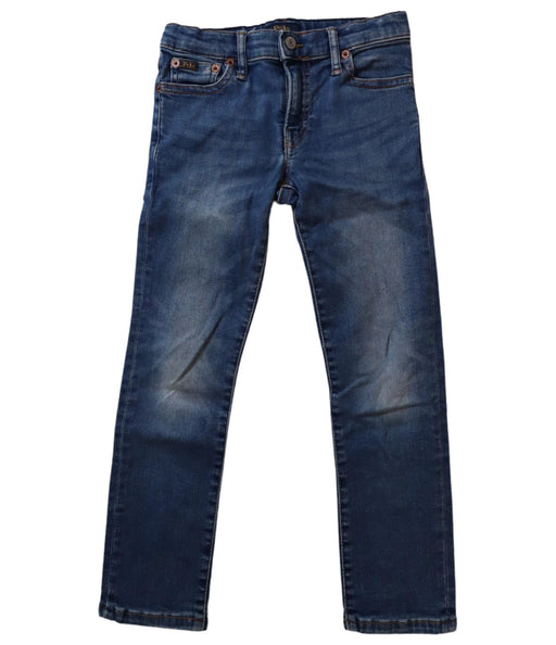 A Blue Jeans from Polo Ralph Lauren in size 5T for boy. (Front View)