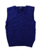 A Blue Sweater Vests from Polo Ralph Lauren in size 6T for boy. (Front View)