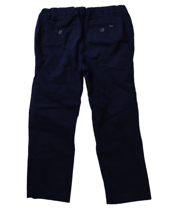 A Navy Casual Pants from Polo Ralph Lauren in size 7Y for boy. (Back View)